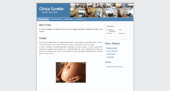 Desktop Screenshot of clinicagynebe.com.pt